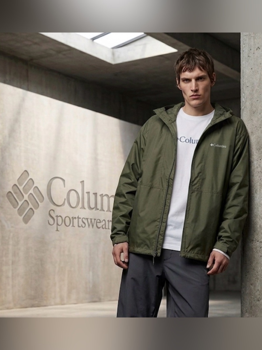 New authentic Columbia men’s designer sports wear windbreaker jacket